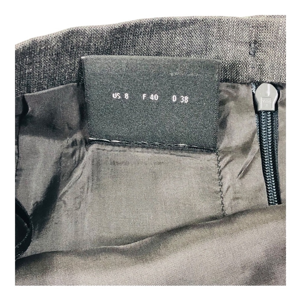 Akris Punto Linen Brown Pencil Skirt - Picture 10 of 12